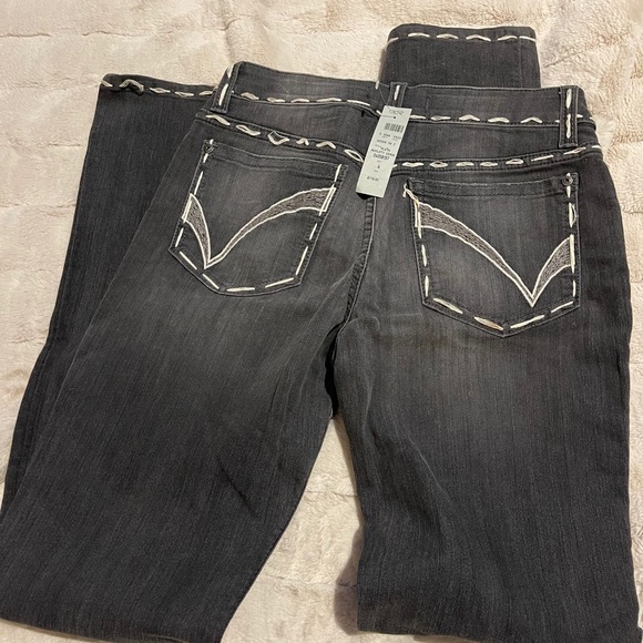 NWT   CACHE Contour Collection grey jeans - Picture 4 of 6